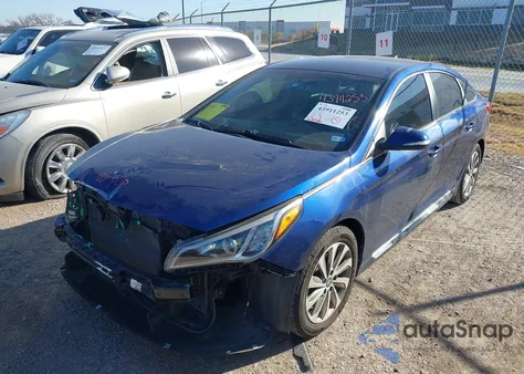 2017 Hyundai Sonata Sport из США, поврежденный, VIN 5NPE34AF3HH441546